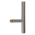 Tirador de puerta unilateral redondo ø32 × 1200 mm – acero AISI 304, satinado, montaje 45° 000-719 (2)