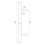 Tirador de puerta unilateral redondo 32×800 mm – acero inoxidable AISI 304, satinado, fijación 45° 000-723 (4)