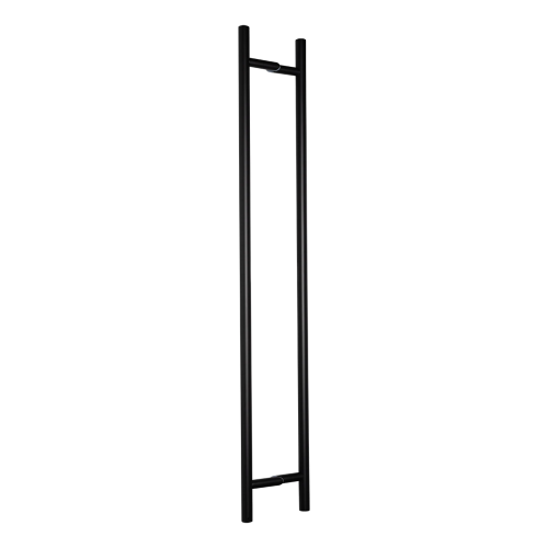 PINOX tirador de puerta bilateral redondo negro Ø 32 x 1400 mm AISI 304 000-747 (1)