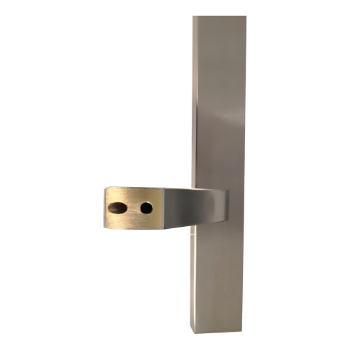 Tirador-antipánico de puerta unilateral rectangular 45° AISI 304 satinado 1000 mm 000-751 (2)