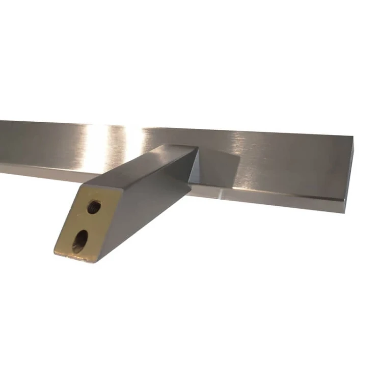 Tirador-antipánico de puerta unilateral rectangular 45° AISI 304 satinado 1000 mm 000-751 (3)
