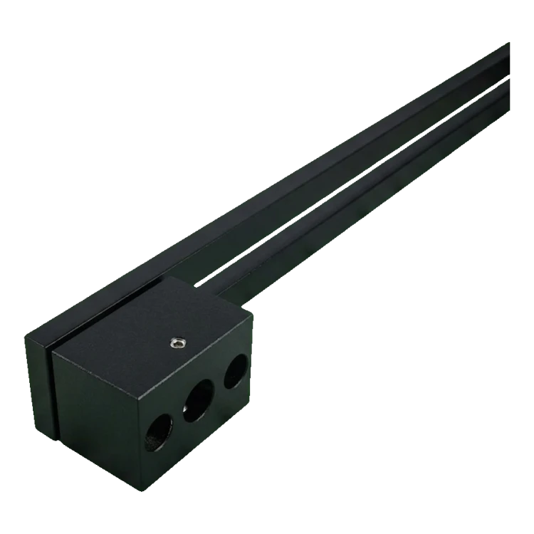 PSG tirador de puerta bilateral rectangular 90° acero negro mate 40×478 mm 000-769 (3)