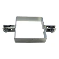 Abrazadera intermedia para paneles de vallado 100x100 mm galvanizada 000-777 (3)