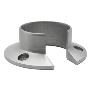 Kozza – fijación axial para pasamanos de aluminio redondo ø 40 mm, anodizado mate