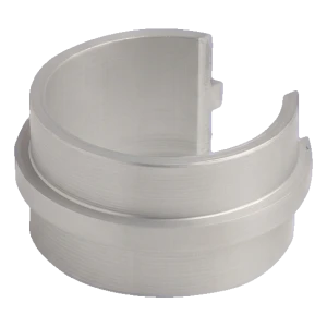 Conector Kozza de barandilla para pasamanos aluminio redondo fi 40 mm 180°