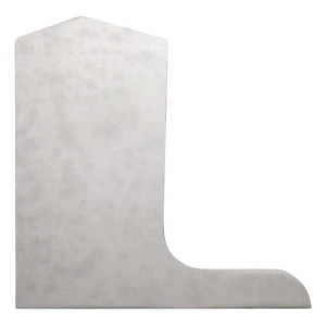 Tapa lateral izquierda Kozza para perfil de barandilla de cristal L KE 105 – aluminio anodizado mate