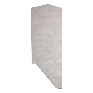 Tapón lateral izquierdo Kozza para perfil de barandilla de vidrio KE 120 – aluminio anodizado