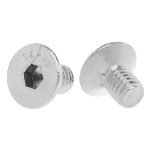 Tornillo cabeza avellanada M6x10 DIN 7991 – acero inoxidable A2 (AISI 304), hexágono interior 000-815 (1)