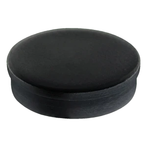 Kozza – tapa de aluminio para perfiles de barandillas de vidrio completo KE 105 negra