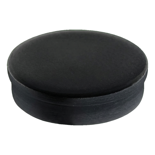Kozza – tapa de aluminio para perfiles de barandillas de vidrio completo KE 105 negra 000-848 (1)