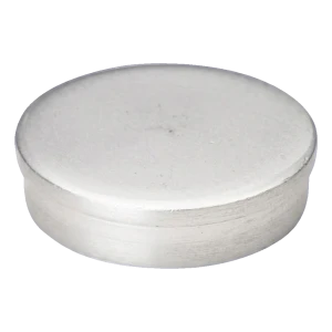 Tapón de aluminio Kozza para perfiles de barandillas de cristal completo KE 105 / KE 115 – anodizado mate