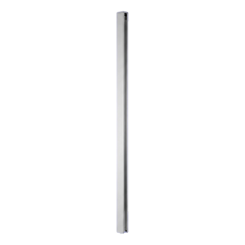 Kozza KB5000 – balcón francés completo de aluminio H1100 mm, sistema plano, anodizado mate 000-850 (2)