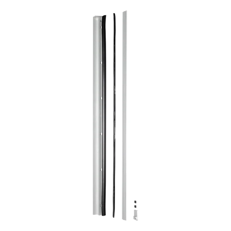 Kozza KB5000 – balcón francés completo de aluminio H1100 mm, sistema plano, anodizado mate 000-850 (3)