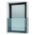 Kozza KB5000 – balcón francés completo de aluminio H1100 mm, sistema plano, anodizado mate 000-850 (10)