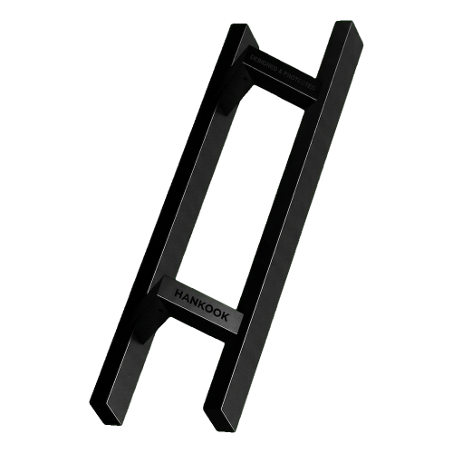 PINOX tirador de puerta de doble cara rectangular 40×20 mm negro satinado 500 mm 000-735 (1)