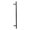 PSG tirador puerta unilateral redondo negro 32×1200 mm AISI 304 – fijación 45° 000-721 (1)