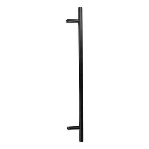 PSG tirador puerta unilateral redondo negro 32×1200 mm AISI 304 – fijación 45° 000-721 (1)