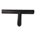 PSG tirador puerta unilateral redondo negro 32×1200 mm AISI 304 – fijación 45° 000-721 (3)