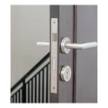 PSG Palermo – tirador de puerta recto inoxidable con escudo redondo 000-635 (5)
