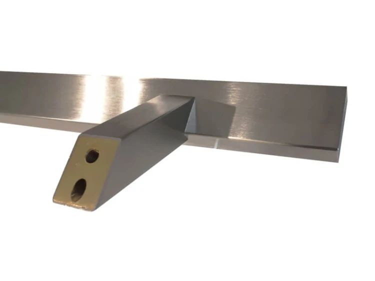 PSG Tirador-barra para puerta unilateral rectangular 45° AISI 304 satinado 1400 mm 000-749 (3)