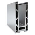 Kozza KF 1000 – perfil de aluminio en U para barandillas totalmente acristaladas 5000 mm con drenaje 000-878 (2)