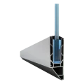 Kozza KE 120 – perfil U para barandillas de vidrio 5000 mm, montaje lateral 000-877 (1)