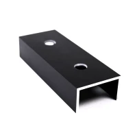 Conector de perfil 12cm Anodizado