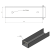 Perfil en C - Conector para zócalo 200x50 marrón GPV-700-35 (3)