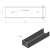 Perfil U conector soporte para basamento 300x50 marrón GPV-700-55 (3)