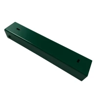 Perfil angular conector soporte para base de hormigón 300x55 verde