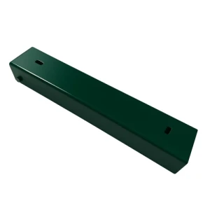 Perfil angular conector soporte para base de hormigón 300x55 verde