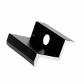 Pinza final H30 aluminio 6060 agujero M8 Anodizado PV-03-02