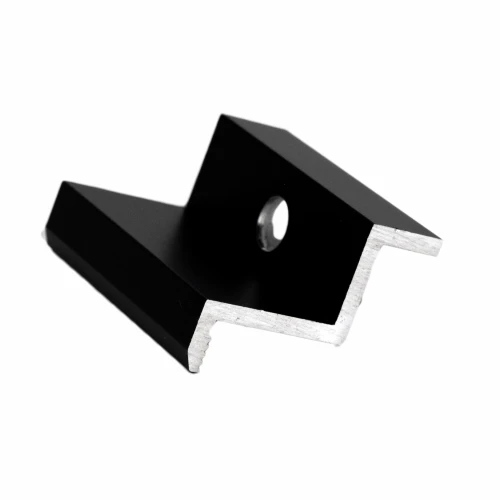 Pinza final H32 aluminio 6060 agujero M8 Anodizado PV-03-04