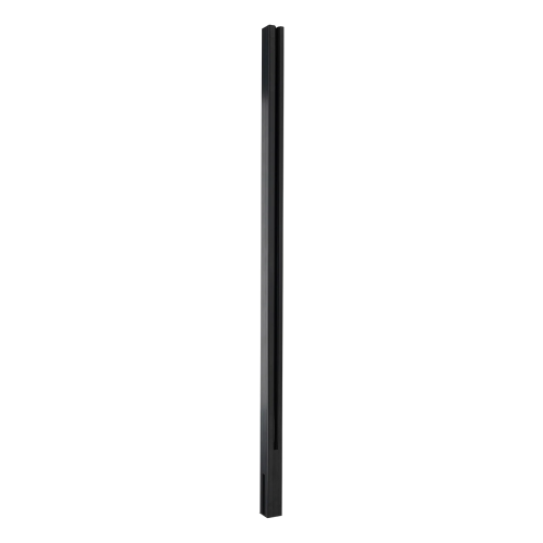 Poste esquinero barandilla 45x45x1283mm vidrio 8,72mm gris oscuro Kozza KR7500 000-890 (1)