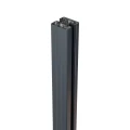 Poste esquinero barandilla 45x45x1283mm vidrio 8,72mm gris oscuro Kozza KR7500 000-890 (4)