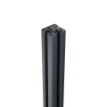 Poste esquinero barandilla 45x45x1283mm vidrio 8,72mm gris oscuro Kozza KR7500 000-890 (5)