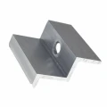 Pinza final H40 aluminio 6060 agujero M8 PV-03-09