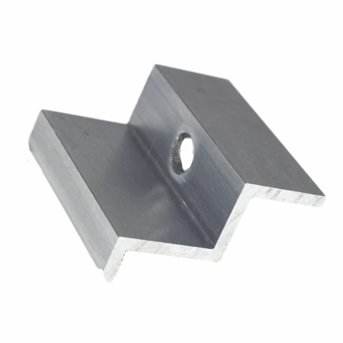 Pinza final H40 aluminio 6060 agujero M8 PV-03-09