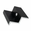 Pinza final H40 aluminio 6060 agujero M8 Anodizado PV-03-10