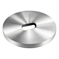Separador PSG para rótulas puntuales ø 50 mm / 5 mm – agujero ovalado, AISI 304 satinado 000-896 (1)