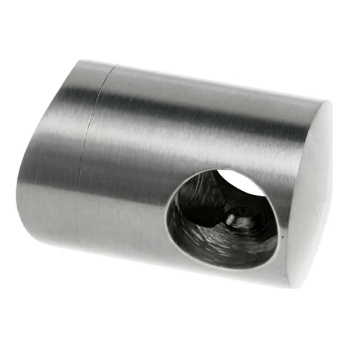 PSG soporte pasante para varilla Ø 12 mm – fijación a tubo 42,4 mm, AISI 304 pulido 000-901 (1)
