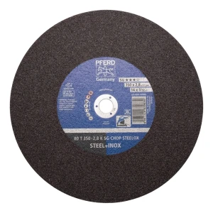 PFERD SG CHOP STEELOX – disco de corte para tronzadora 350 × 2,8 mm para acero e inoxidable