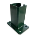 Base para poste de valla 80x80 mm 8 mm verde 000-787 (1)