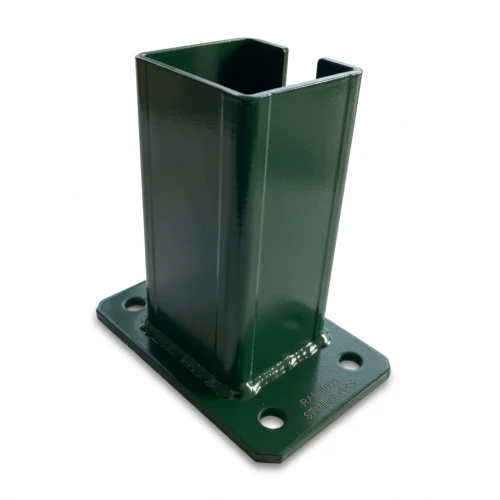 Base para poste de valla 80x80 mm 8 mm verde 000-787 (1)