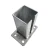 Base para poste de valla 80x80 mm 8 mm galvanizada 000-785 (4)