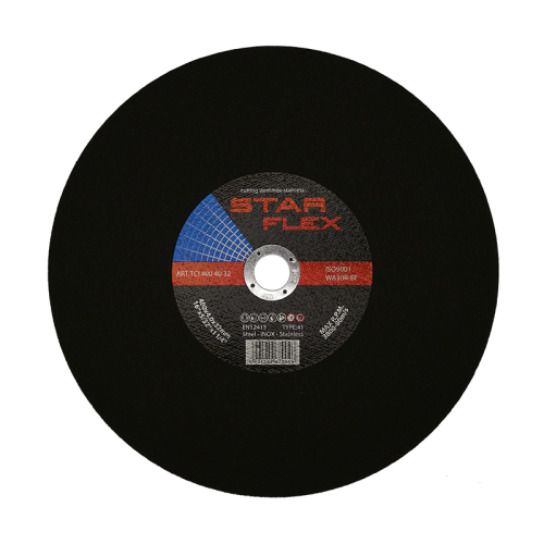 Disco de corte Starflex para acero e INOX T41 400×4,0×32 mm WA30R-BF 000-952 (1)