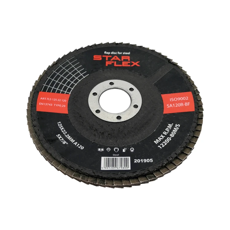 StarFlex disco laminar para acero T29 125 mm – grano 120 000-971 (1)