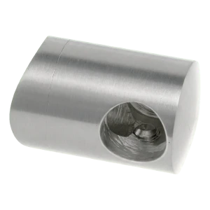 PSG soporte terminal izquierdo para varilla ø 12 mm en tubo 42,4 mm – acero inoxidable AISI 304 pulido