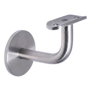 Soporte de pared para pasamanos de barandilla 42,4 mm – acero inoxidable AISI 304 satinado