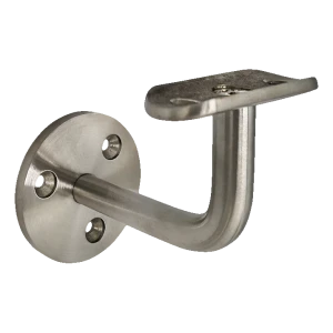 Soporte de pared para pasamanos de barandilla Ø 60 mm – acero inoxidable AISI 304 satinado, sistema 42,4 mm